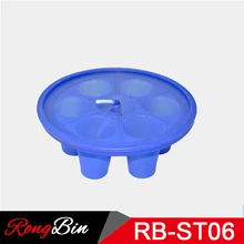 Sublimation Printer 6 in 1 3D Sublimation Silicone Shot Glass Wraps Rubber Fixture