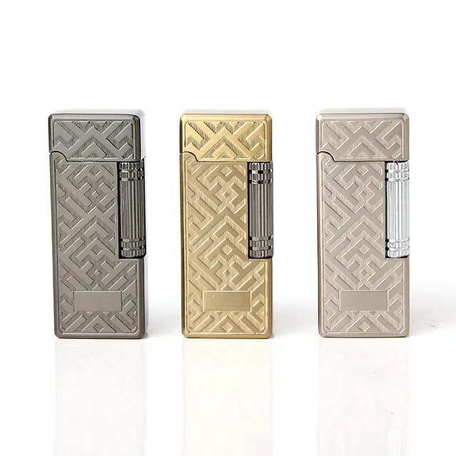 

Modern Classics Bright Sound Dupont Lighter Flame Cigarette Gas Lighters Silver Gold Memorial Refillable Cap
