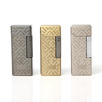 

Modern Classics Bright Sound Dupont Lighter Flame Cigarette Gas Lighters Silver Gold Memorial Refillable Cap