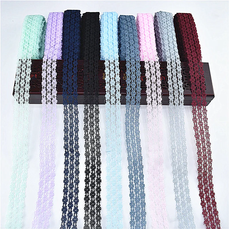 

High quality 10yards lace Ribbon tape width 24MM African lace fabric DIY handmade, children's wear, underwear, wedding dress,etc