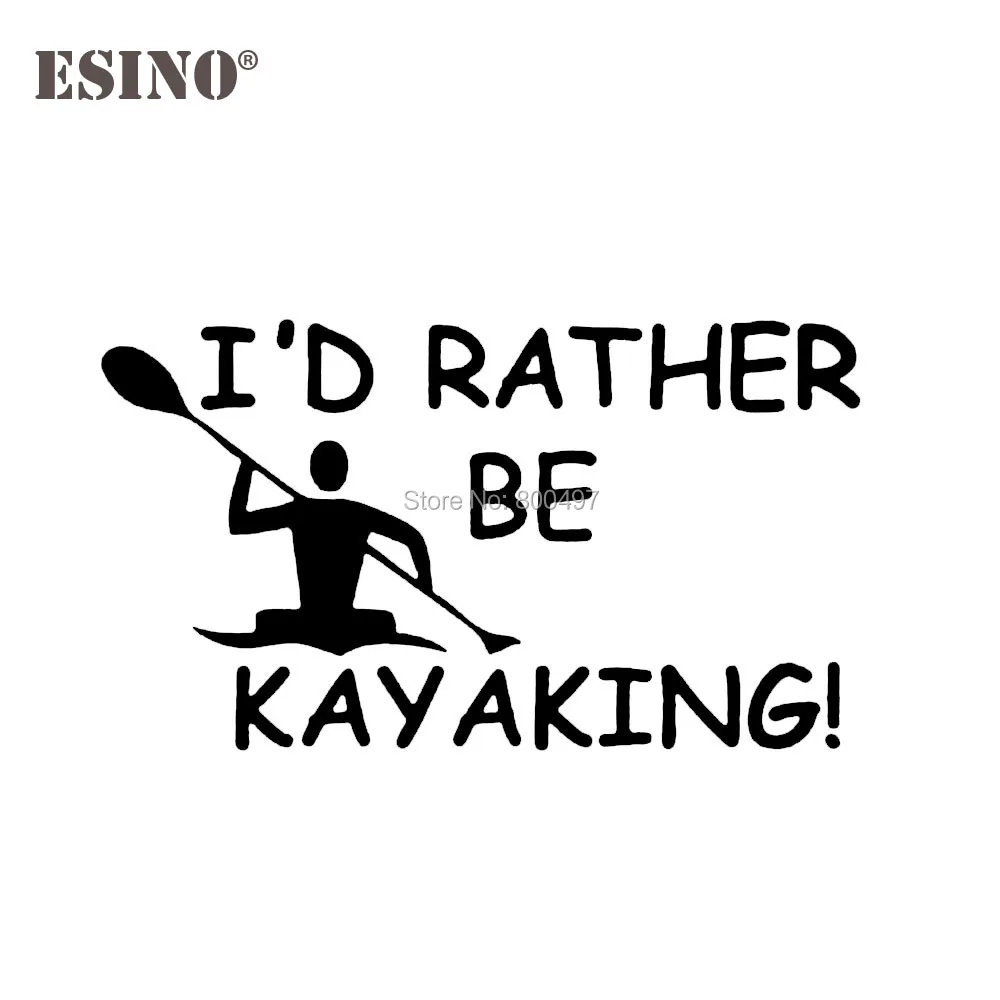 Car Styling New Fashion Style Decoration Accessory Iɽ Rather Be Kayaking Creative Reflective Stickers Whole Body Decal | Автомобили и
