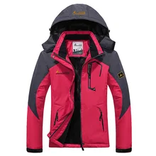 2016 Women Winter Inner Fleece Waterproof Softshell Jackets Outdoor Sport Brand Coats Hiking Camping Trekking Ski Clothing MB024