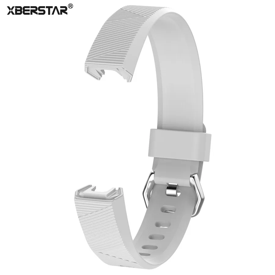 Силиконовый ремешок XBERSTAR унисекс Браслет Для Fitbit Alta HR сменный фитнес С