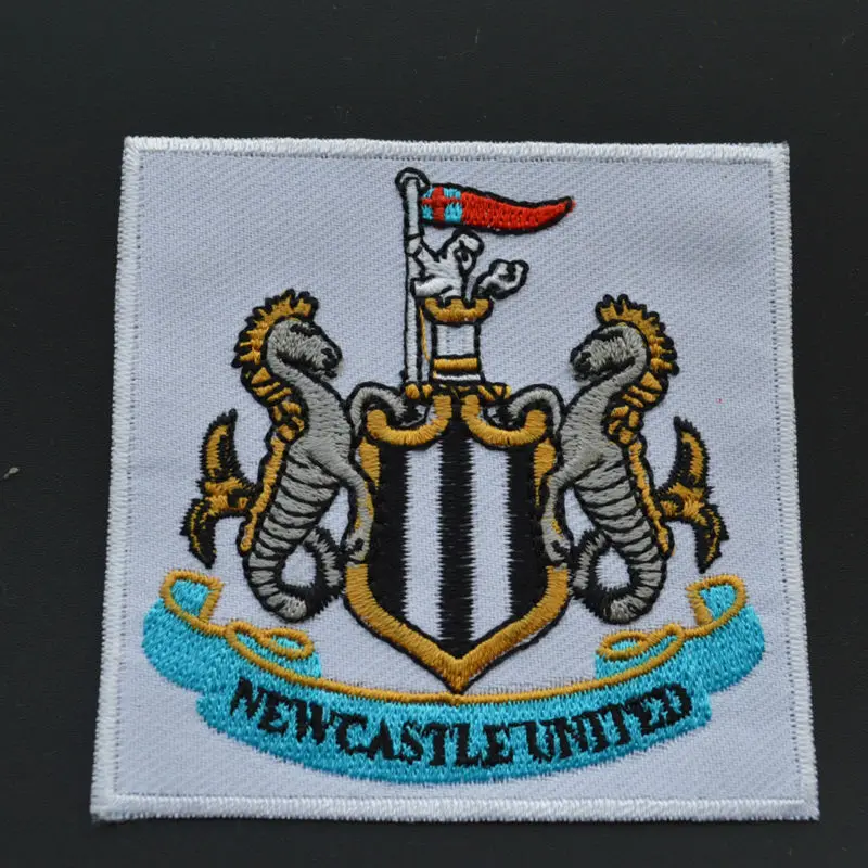 7.5cm*7.7cm Newcastle United Football Club patch Embroidered Iron On