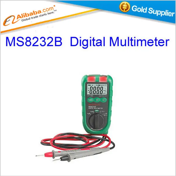 

Free shipping digital multimeter MASTECH MS8232B Portable capacitance frequency multimeter