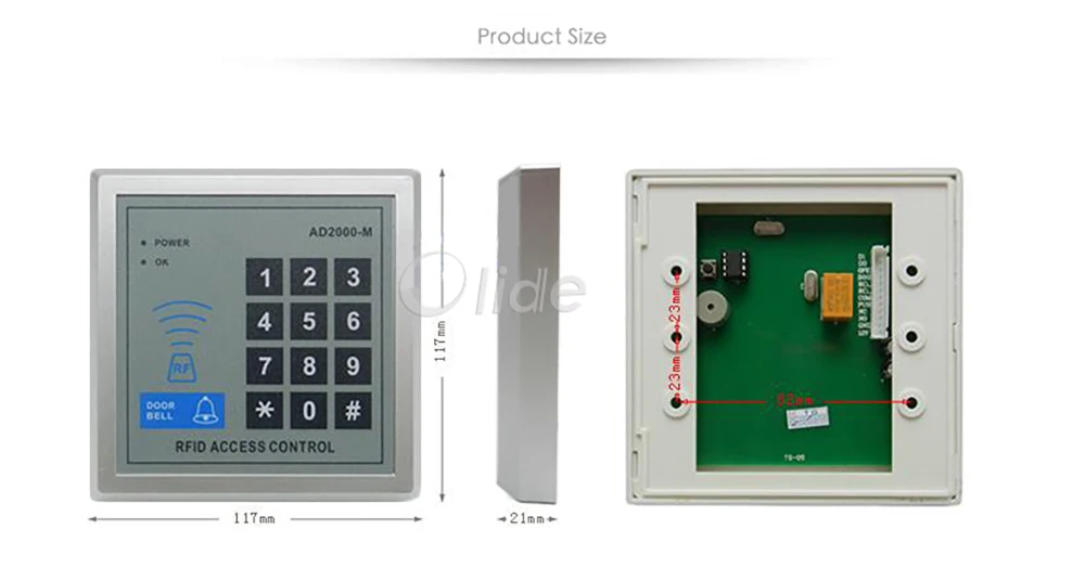 RFID Card Reader Access Keypad AD2000-M3