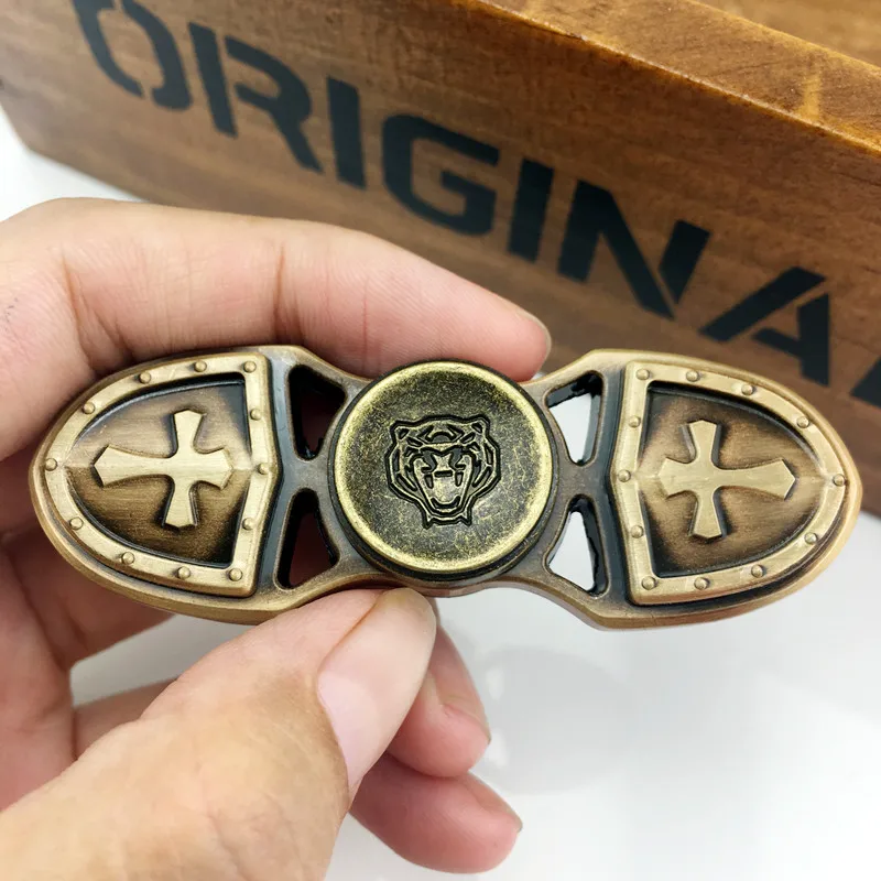 fidget spinner Retro Crusader EDC Hand Spinner Two-Spinner Fidget Toy fidget spinner metal Rotation Time Long Anti Stress Toys fidget spinner Retro Crusader EDC Hand Spinner Two-Spinner Fidget Toy fidget spinner metal Rotation Time Long Anti Stress Toys