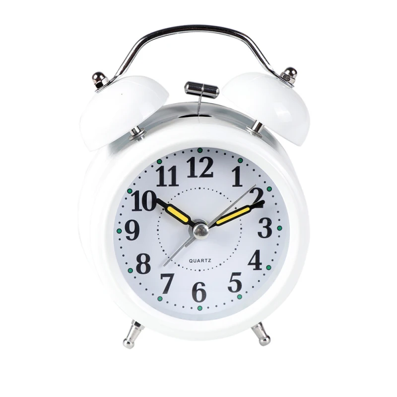 Aimecor Happy Home Bedside Alarm Clock Double Bell Desktop Alarm Clock