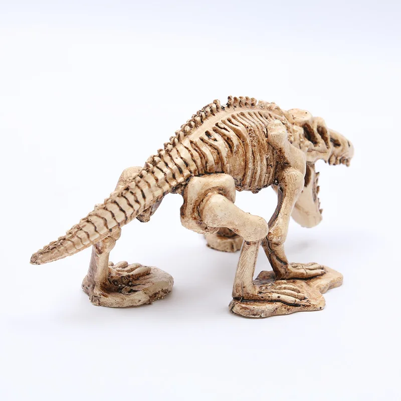 Мини Пейзаж аквариума украшения смолы скелет динозавра декоративные черепа камень аквариума украшения