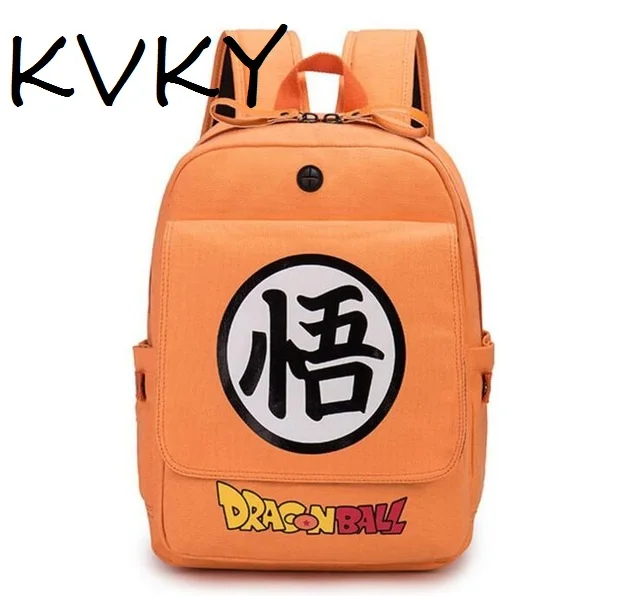 KVKY Dragonball Z Shoulder Bag SCHOOL BACKPACK Goku Orange Canvas GIFT 2017 Newin Backpacks