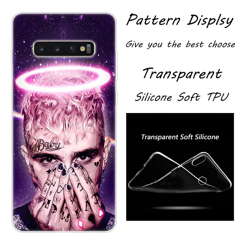 Горячая Распродажа, мягкий силиконовый чехол Lil Peep Rap Hip для samsung Galaxy S10 S9 S8 Plus S7 Edge A6 A8 Plus A7 A9 A5, Модный чехол - Цвет: 006