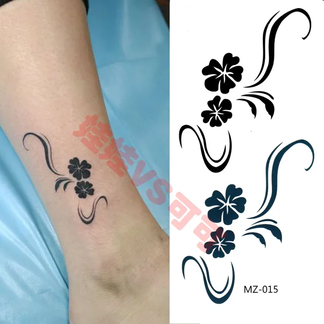 Клевер тату на запястье женские эскизы