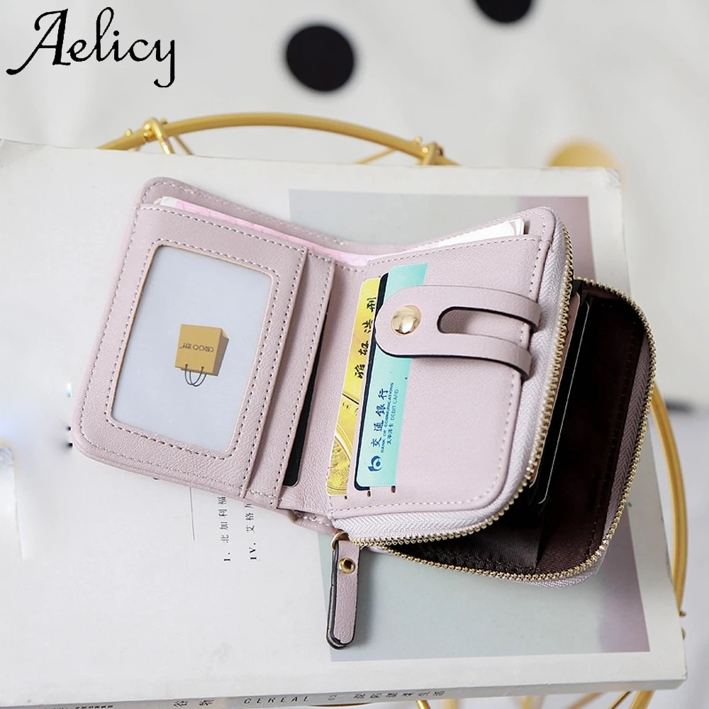 Aelicy женский кошелек винтажный Модный маленький сумка для денег на молнии карман