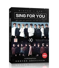 2017 exo kpop with desktop note calendar Notepad around k-pop exo table Planner Book papelaria calendar calendrier Card book M K