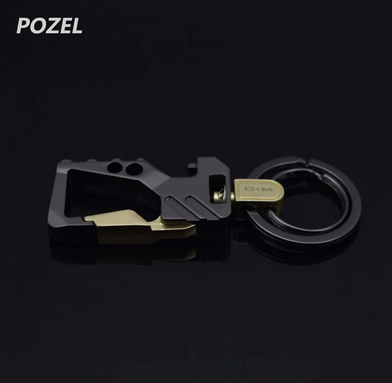 

Luxury Creative Metal Waist hung Keychain Key Ring for VW HYUNDAI IX35 Solaris For Skoda Opel Mokka
