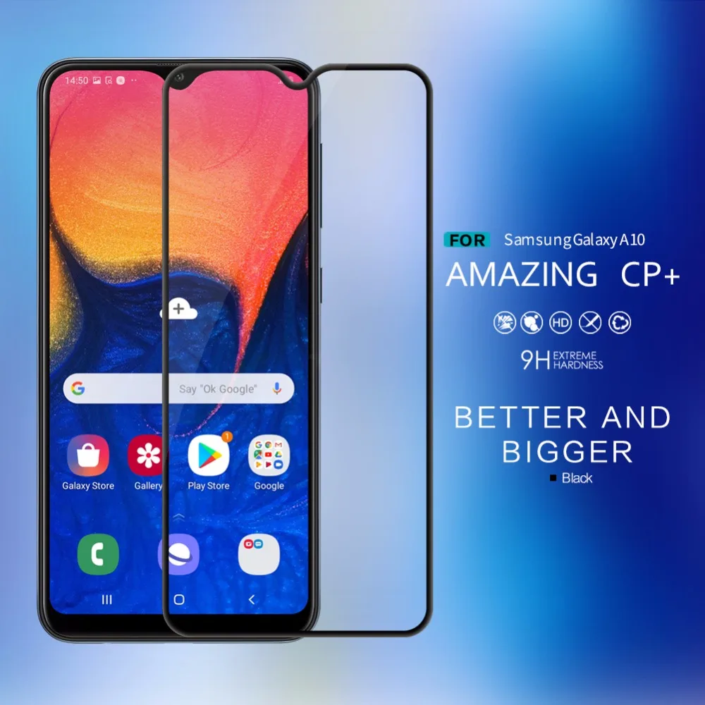 Tempered Glass Screen Protector For Samsung Galaxy A10 NILLKIN CP+ Full Cover Anti-Explosion Protective Film | Мобильные телефоны и