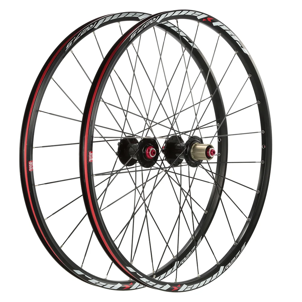 Mountain Bike Wheels Set Front 2 Rear 5 Bearings 8-10 Speed Cassette Compatible Ultralight MTB 27.5