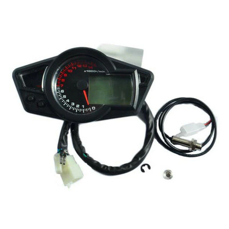 Universal Motorcycle Digital Gauge Speedometer tachometer