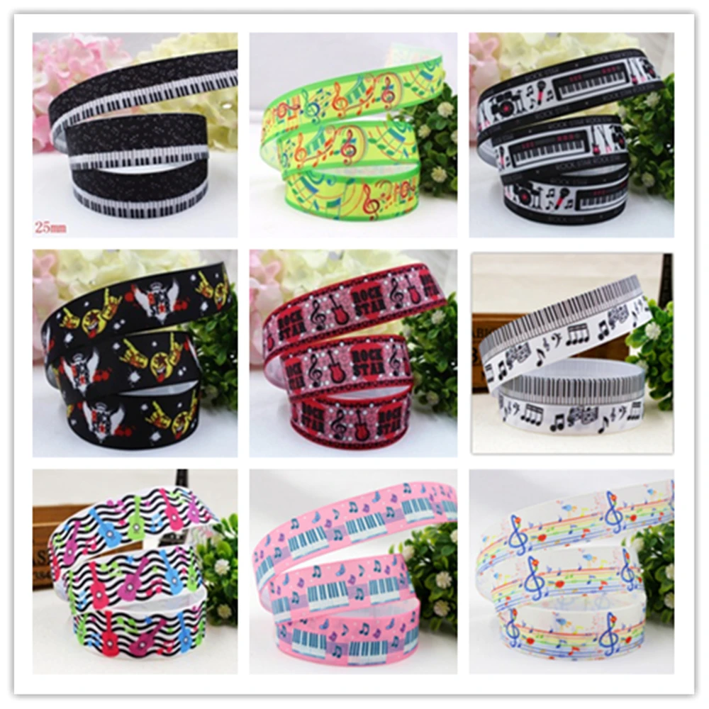 YJHSMY 25 мм 10 ярдов мультфильм серии печатных grosgrain ленты DIY аксессуары ручной работы