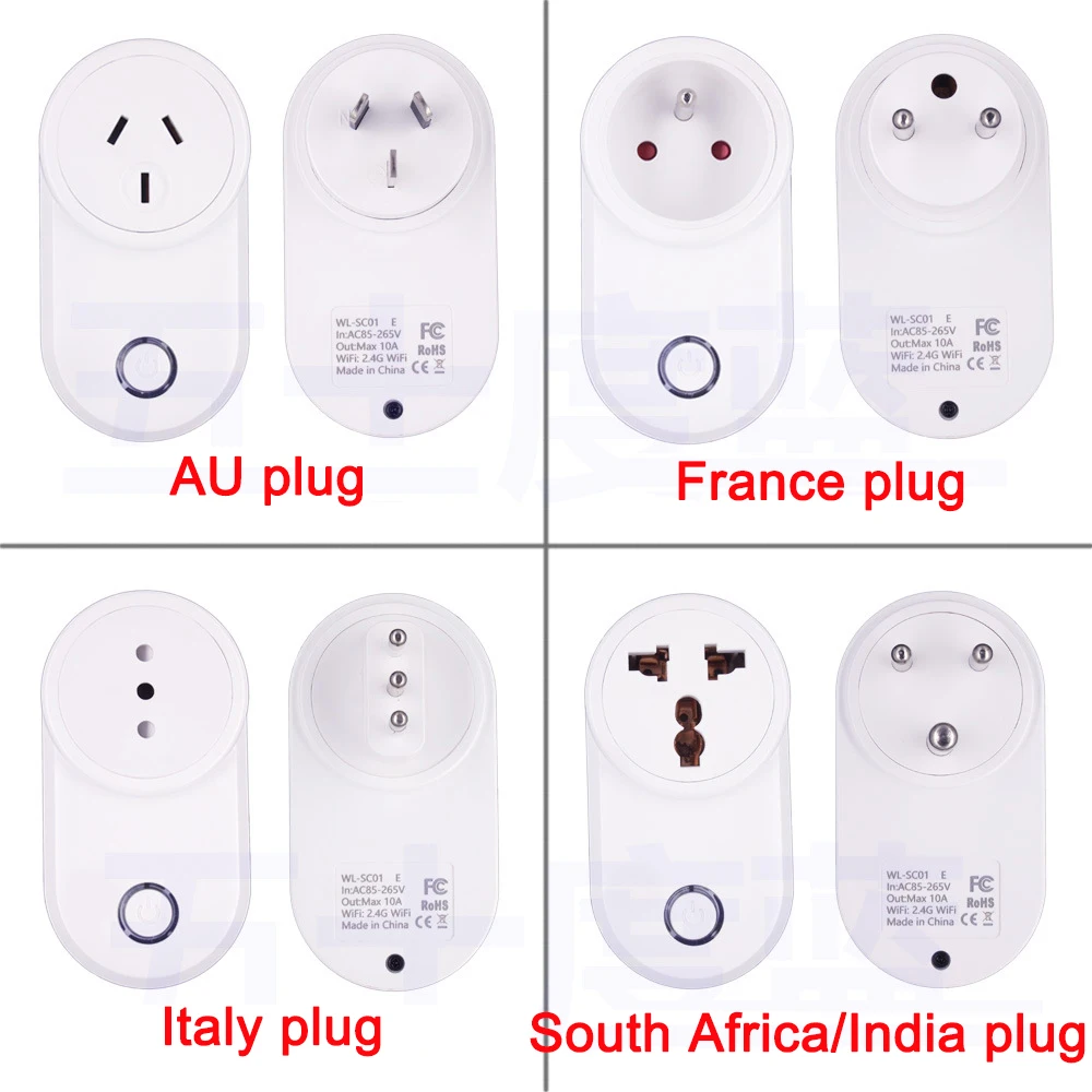 Lonsonho eWeLink Wifi смарт-розетка ЕС Франции в европейском стиле с изображением британского и американского Израиль австралийская au вилка работает с Amazon Alexa Google Home Mini