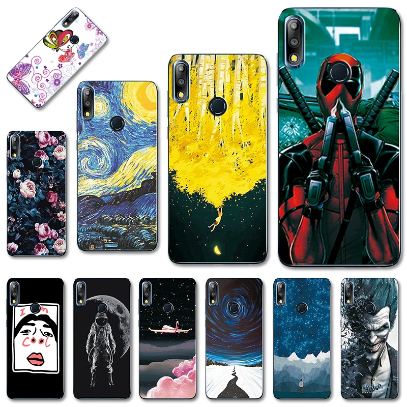 

For Zenfone Max Pro M2 ZB631KL Various Painted Case Fashion Cute Soft Phone Shell For ASUS Zenfone ZB631 KL Cover Fundas Capa
