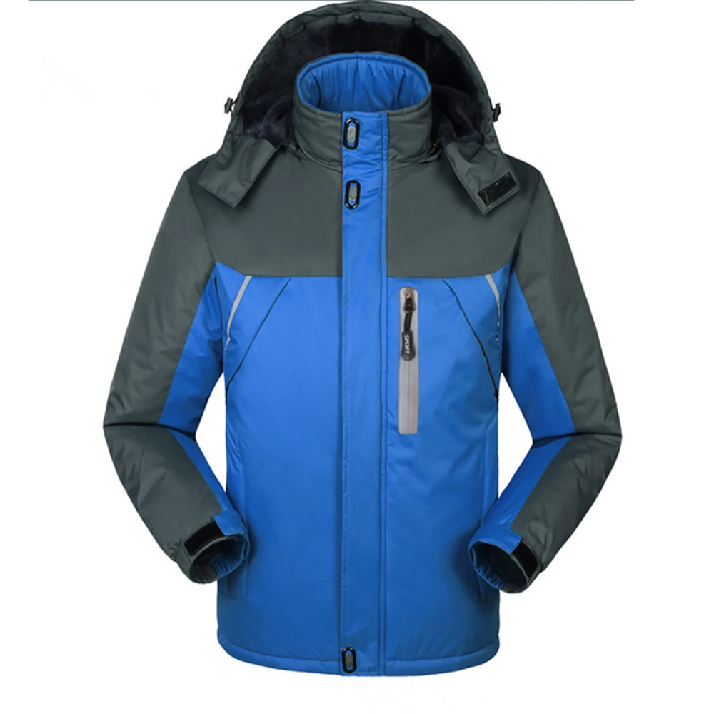 Outwear Waterproof Coats Men Jacket Windproof Thermal Hooded Coat ...