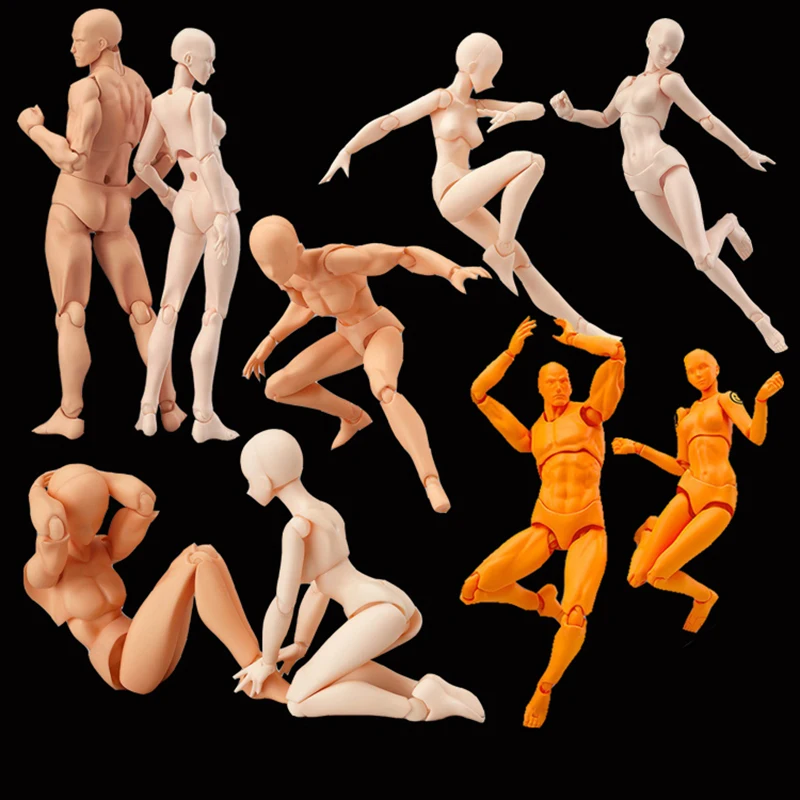 

Anime Figma Movable Body Chan PVC Action Figure Model Toys Doll for Collectible Mannequin Art Sketch Draw Human body dolls