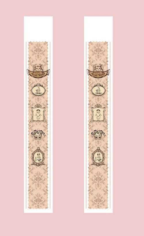 

100d spring Lolita printed velvet stockings Lovely cartoon socks