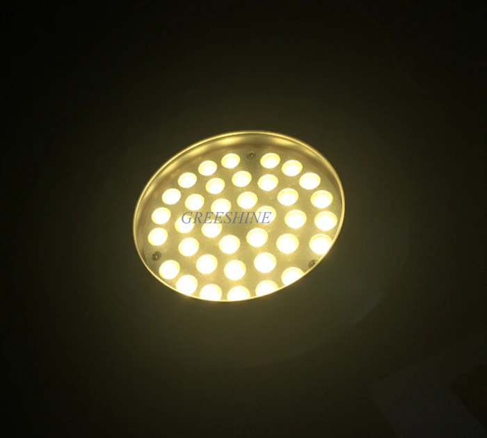 IP67 36 Вт RGB подземный свет 24 V лампа для вкапывания в землю на открытом воздухе освещения бетона укладываемые в асфальт светильники с теплым белым светом 4 шт./лот