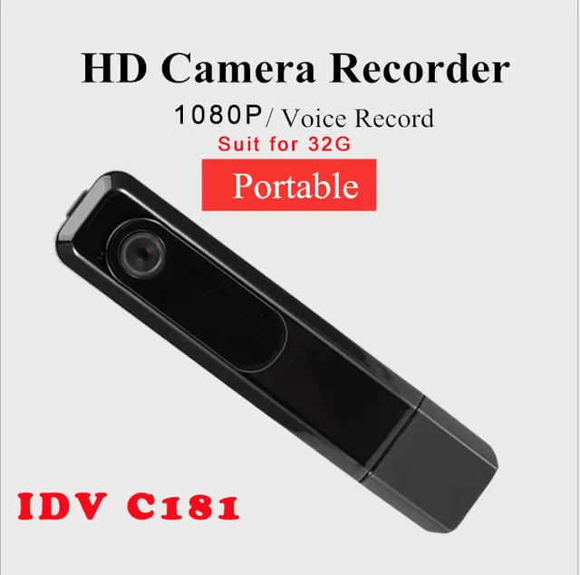 IDV Mini Camera C181 Charing Uninterrupted Recording Pen 1080P Full HD Mini DV Sport Camcorder Voice