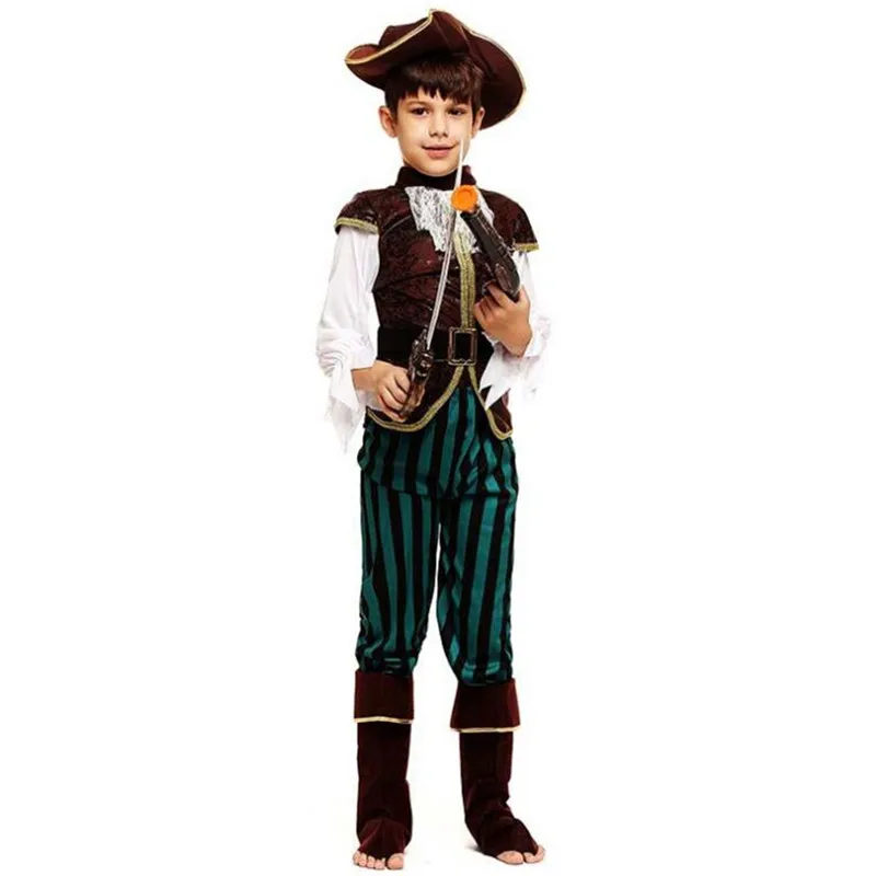 Children Pirate Cosplay Costume Boys Girls Performance Pirates Costumes