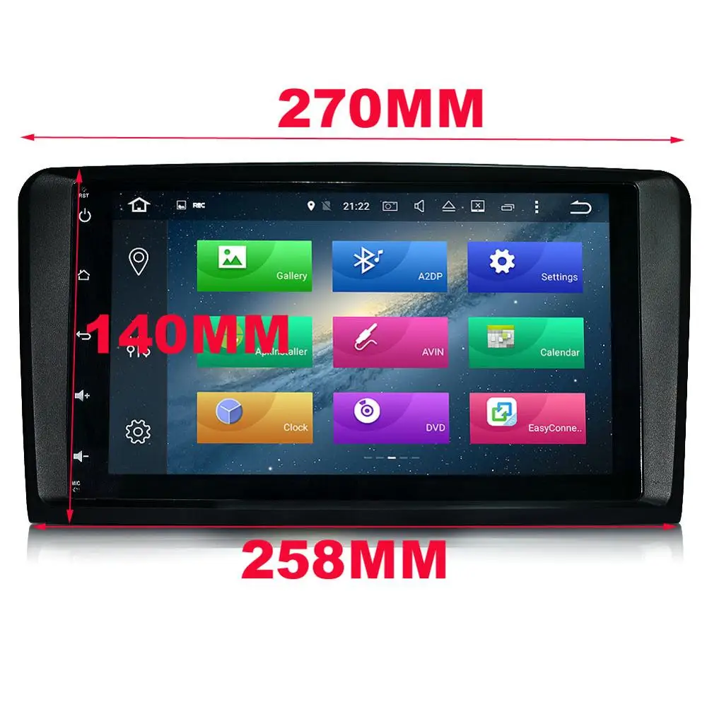 9 IPS Android 10 0 автомобильный DVD GPS плеер для Mercedes Benz X164 W164 GL ML класс Octa 8 Core 4G RAM 64G ROM