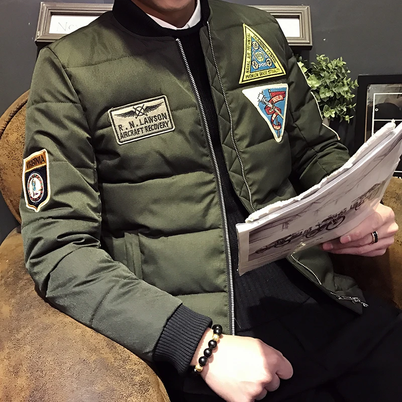 

Fashion Brand Parkas Coats Jackets Outerwear Parka Hombre Winter Jacket Men New Slim Fit Stand Collar Jaqueta Masculina Inverno