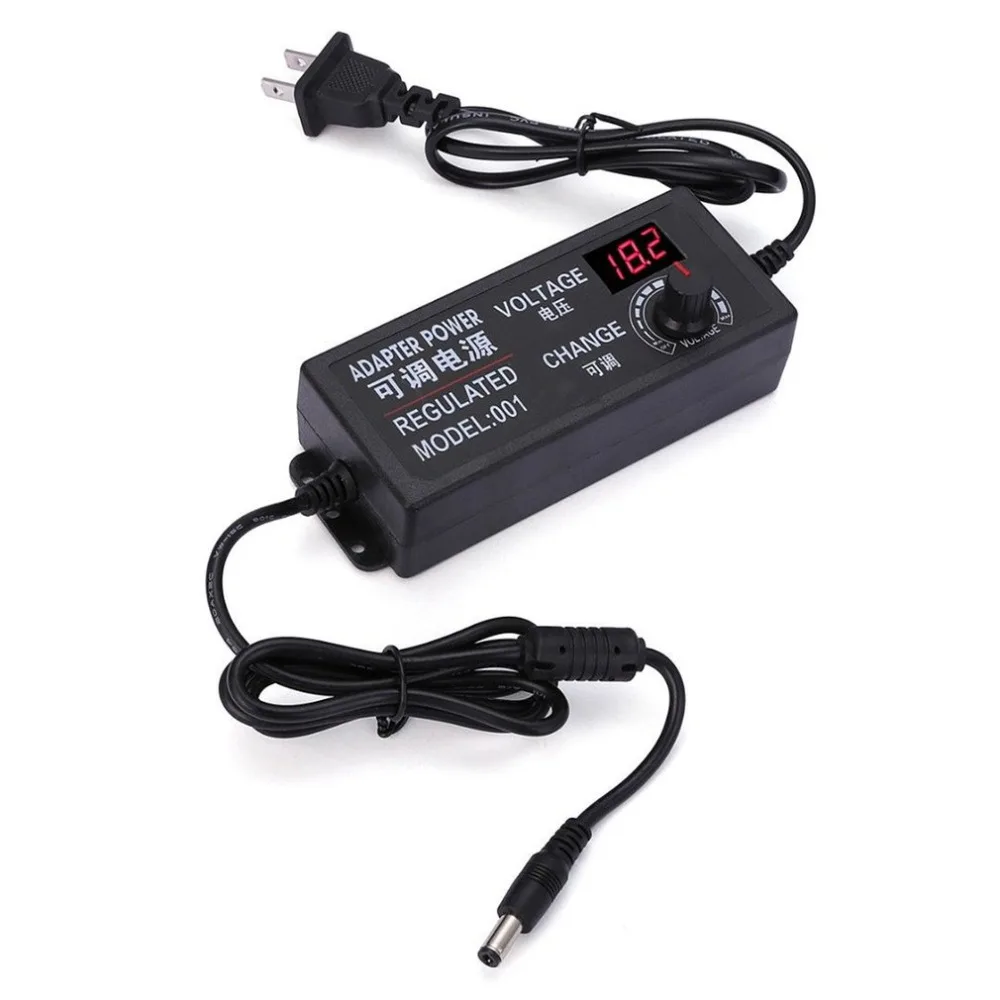 

Speed Control Volt AC/DC Adjustable Power Adapter Supply LED Digital Display 9-24V 3A 72W Voltage Regulator US Plug