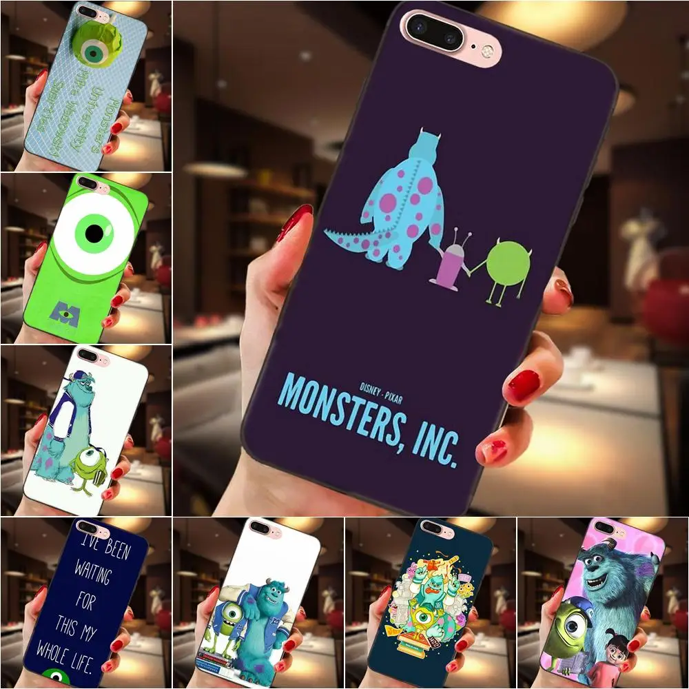 

For Xiaomi Redmi Note 2 3 4 4A 4X 5 5A 6 6A Plus Pro S2 Y2 Adorable Colored Drawing Phone Case Monsters University Mike Wazowski
