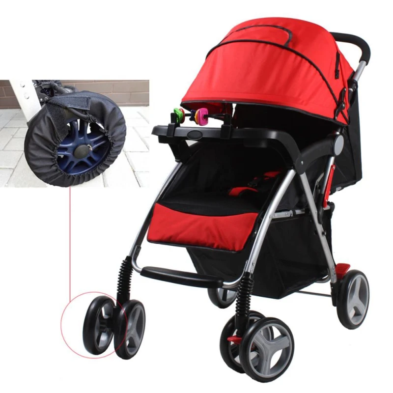 

Baby Stroller Wheel Anti Dustproof Cover Anti-Dirty Case Waterproof Nylon Protection Wheel Cover Stroller Accessories