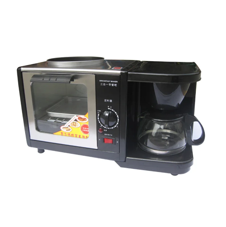 Multi function 3 in 1 breakfast maker mini household oven