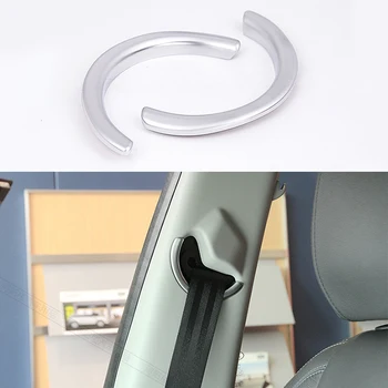 

2pcs/set Chrome B Pillar safty belt Pillar Decorator Strip Cover Trim For Land Rover Discovery Sport 2015-2018