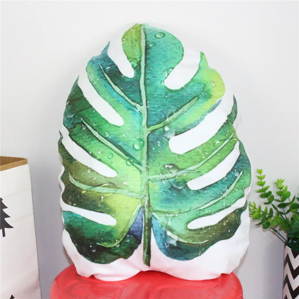 

Waist Pillow Cushion Cover Case Pineapple Cactus Food Snack Shape Plush Print Floral Home Decorative housse de coussin