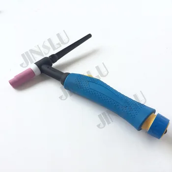 

Water Cooled Argon Arc WP18 WP-18 Tig Welding Torch Blue Head Body 1PCS