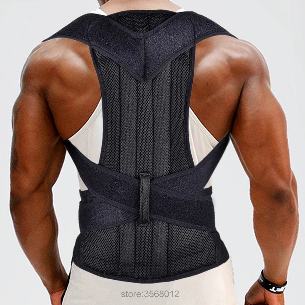 Hot Posture Lumbar Support Spine Stretch Shoulder Back Brace Vest