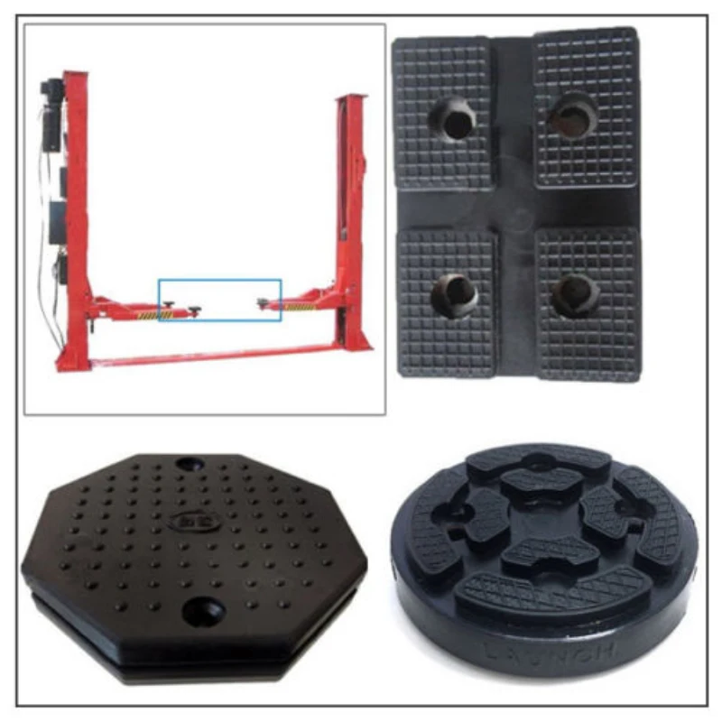 Car Lift Arm Pads 4X Heavy Duty Rubber Arm Pads Car Lift Accessories for Auto Truck Hoist . Shape (please leave a message)