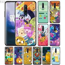 Adventure Time Jake Finn Lumpy Phone Case for Oneplus 7 7Pro 6 6T Oneplus 7 Pro 6T Black Silicone Soft Case Cover