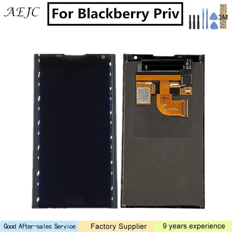 

5.4" For BlackBerry Priv LCD Display with Touch Screen Digitizer Assembly Replacement Parts For BlackBerry Priv Screen + tools