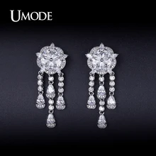 UMODE Simulated Diamond Dangle Earrings For Women Jewelry Fashion 2016 New Orecchini Pendenti Christmas Gifts Bijouterie AUE0235