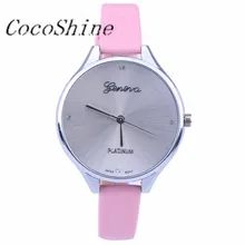 CocoShine A-733 Novas Das Mulheres Da Forma Estreita Analógico Quartz Dial Relógio de Pulso por atacado Frete grátis