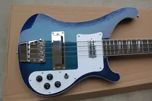 New Arrival Top Quality Factory Custom Blue Rickenback 4003 custom 4 strings bass guitar ricken bass