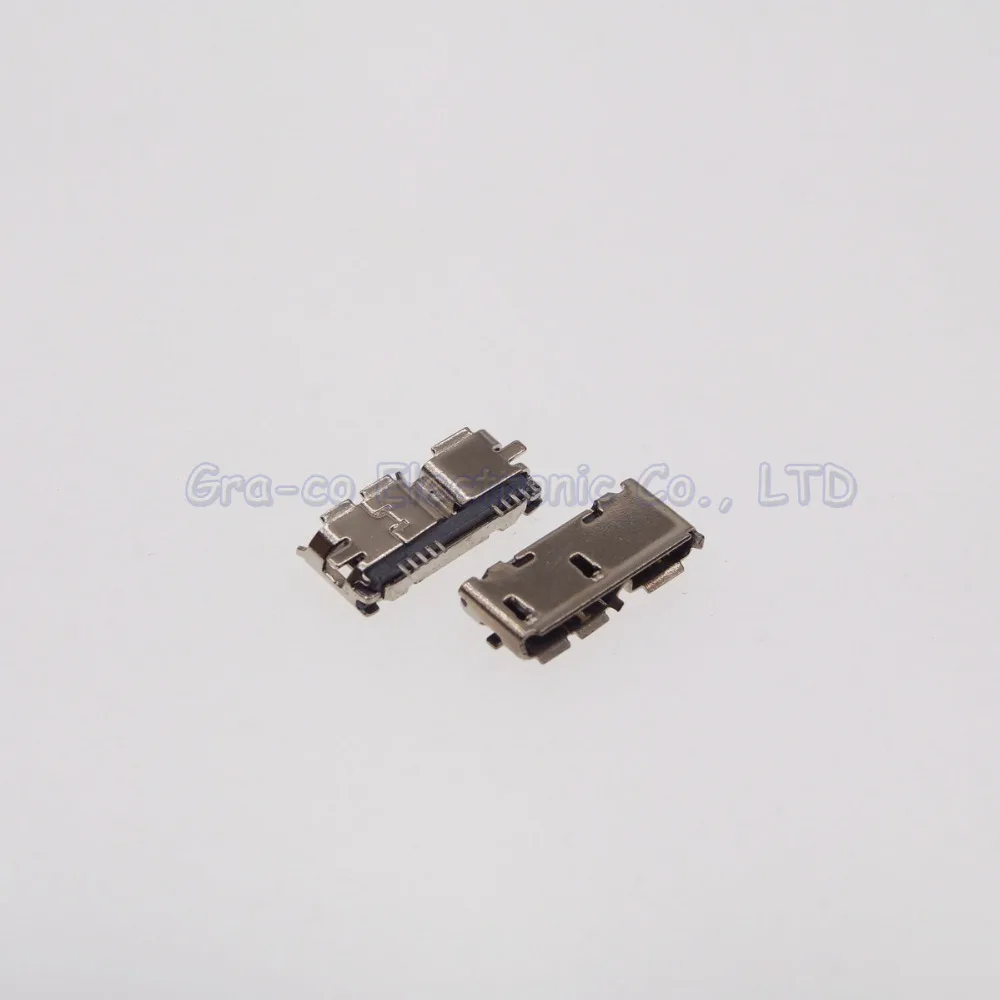 100 шт. Micro 3 0 usb Разъем Мобильный жесткий диск интерфейс micro гнездо SMD B Тип|connector