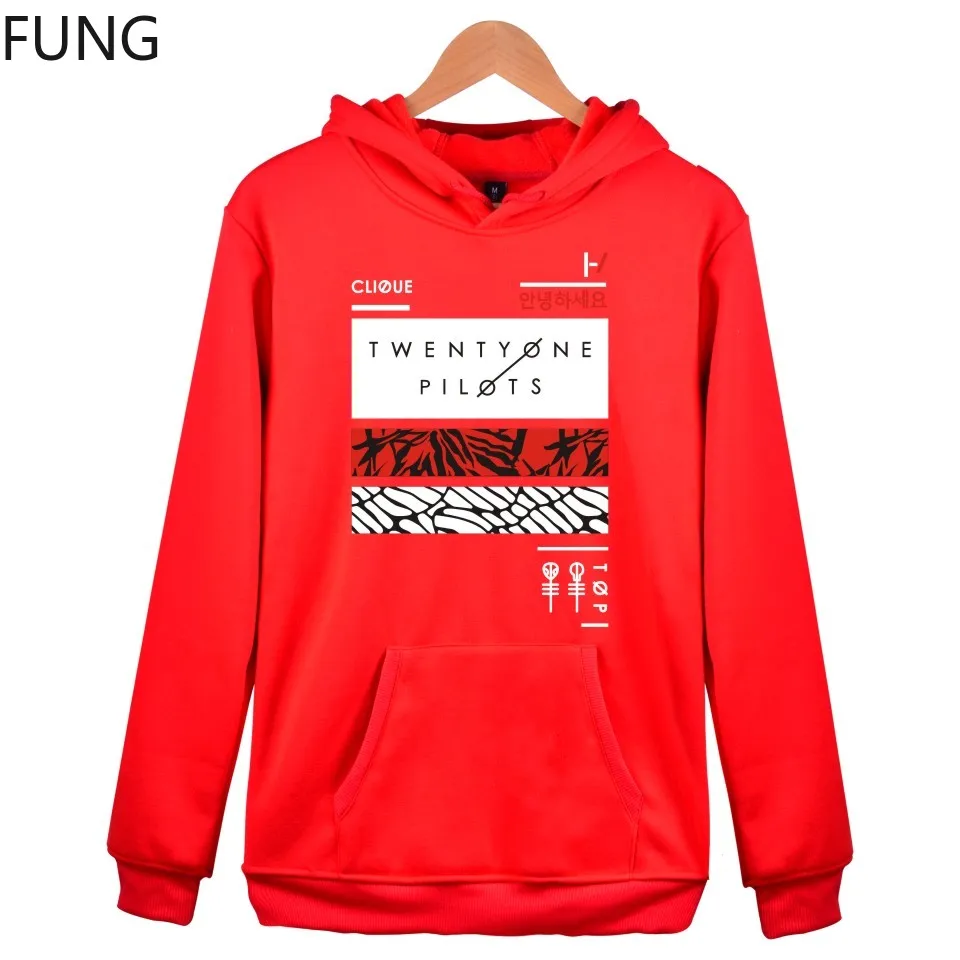 FUNG twenty one pilots Hoodie new fashion 2018 autumn new