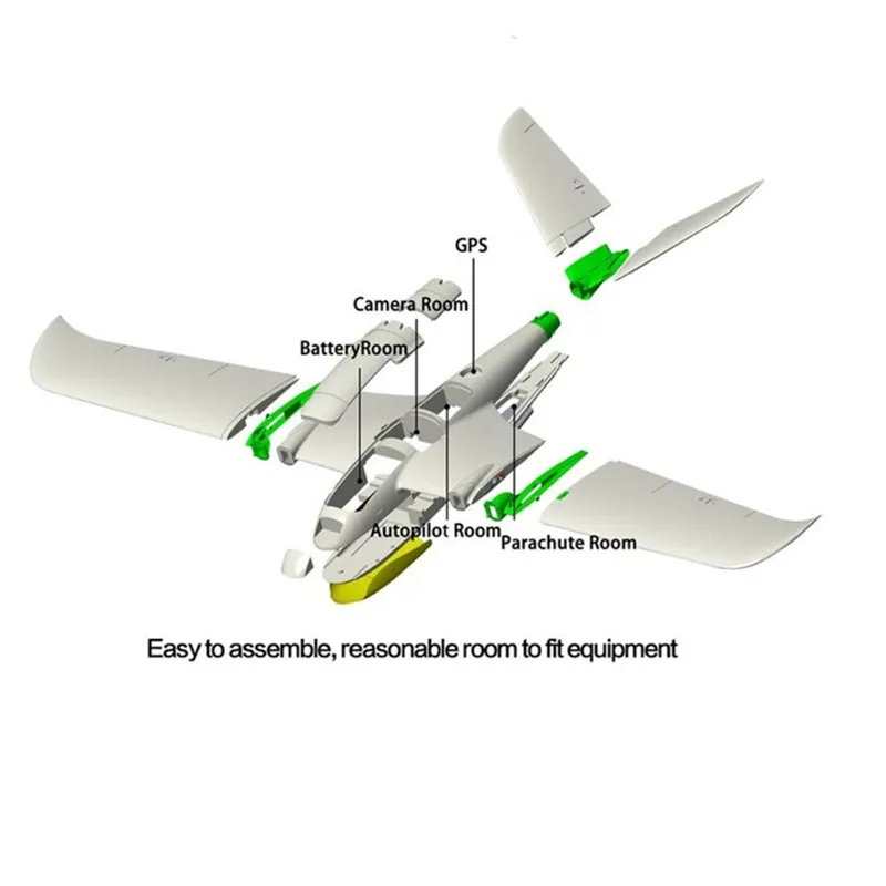 X-UAV TJL Mini Goose 1800 мм размах крыльев EPO фиксированные крылья FPV RC самолет комплект/PNP